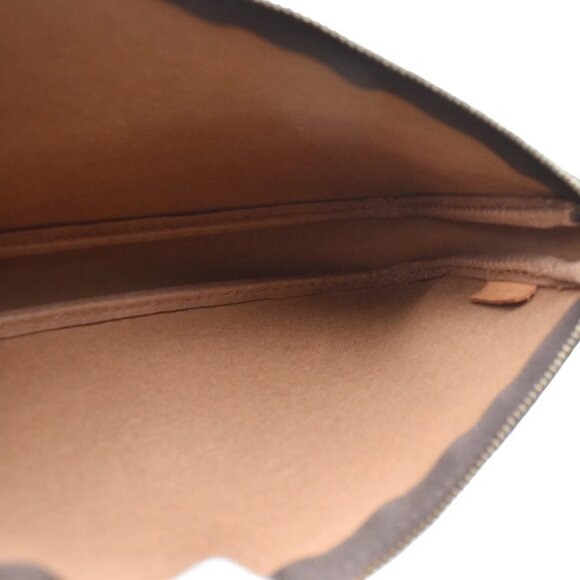 LOUIS VUITTON Pochette Accessoires Hand Bag Monogram Leather BN - Picture 7 of 14